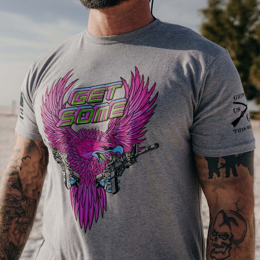 Get Some T-Shirt - Dark Heather Gray