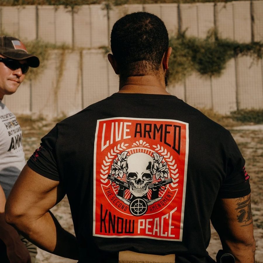 Live Armed T-Shirt - Black