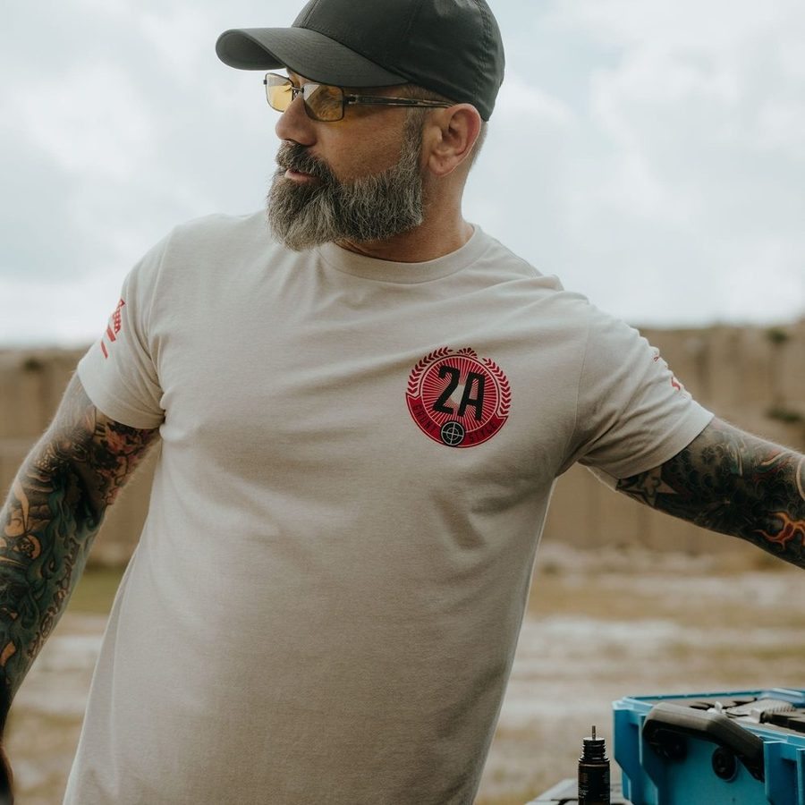 Live Armed T-Shirt - Sand