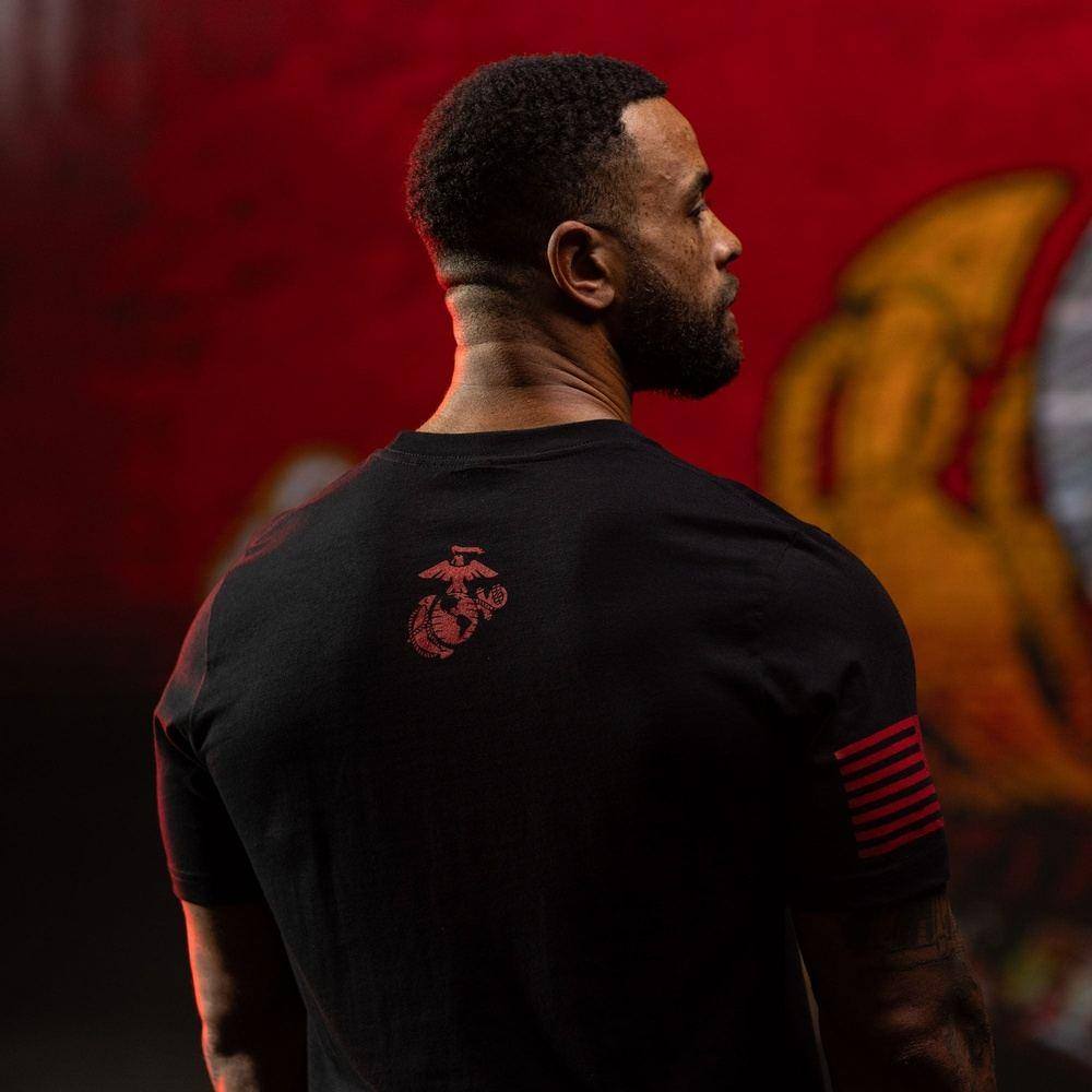 USMC - First In T-Shirt - Black