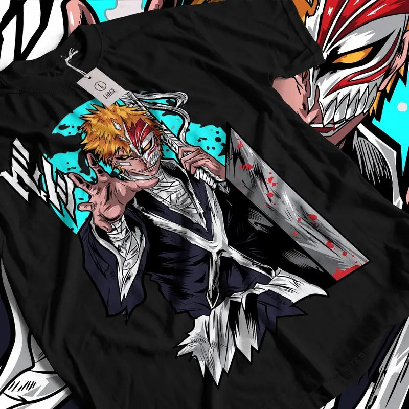 Bleach Ichigo Shirt, Japanese Shirt, Anime Graphic Tees, Anime Girlfriend Shirt, Cool Anime Shirt, Funny Anime T Shirt,...