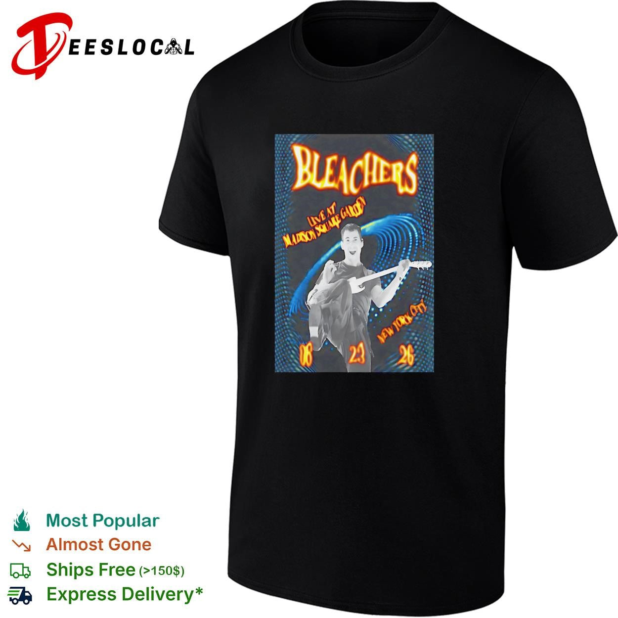 Bleachers Madison Square Garden guitar player live at New York City 06 23 26 shirt