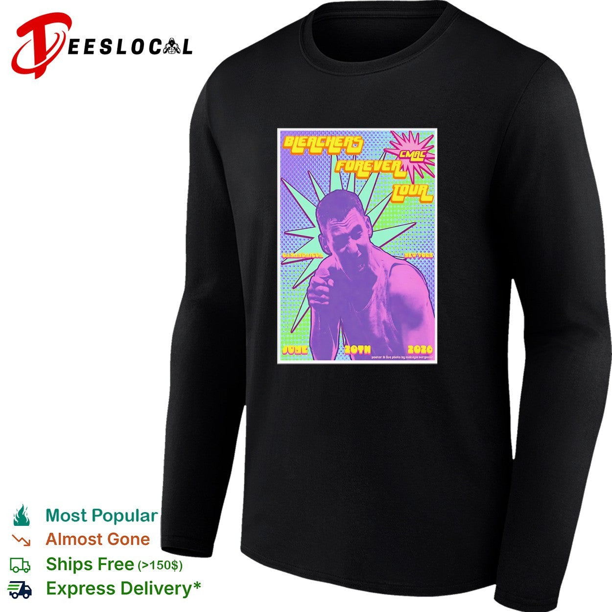 Bleachers forever tour poster shirt