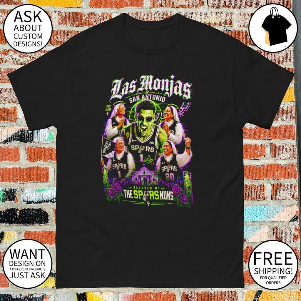 Blessed By The Spurs Nuns San Antonio Spurs Basketball Las Monjas de San Antonio 2026 shirt