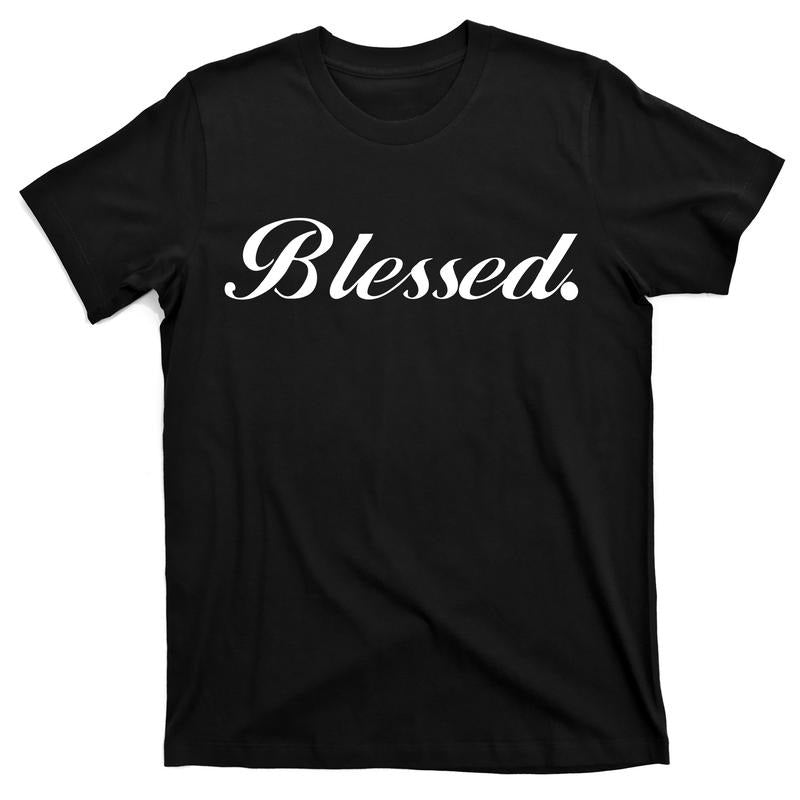 Blessed Signature Thank You God T-Shirt Menswear Top Hoodie Sweatshirt | PrintMintTees.com