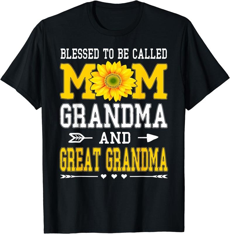 Blessed To Be Called Mom Grandma Great Grandma Mother's Day T-Shirt Hoodie Sweatshirt | PrintMintTees.com