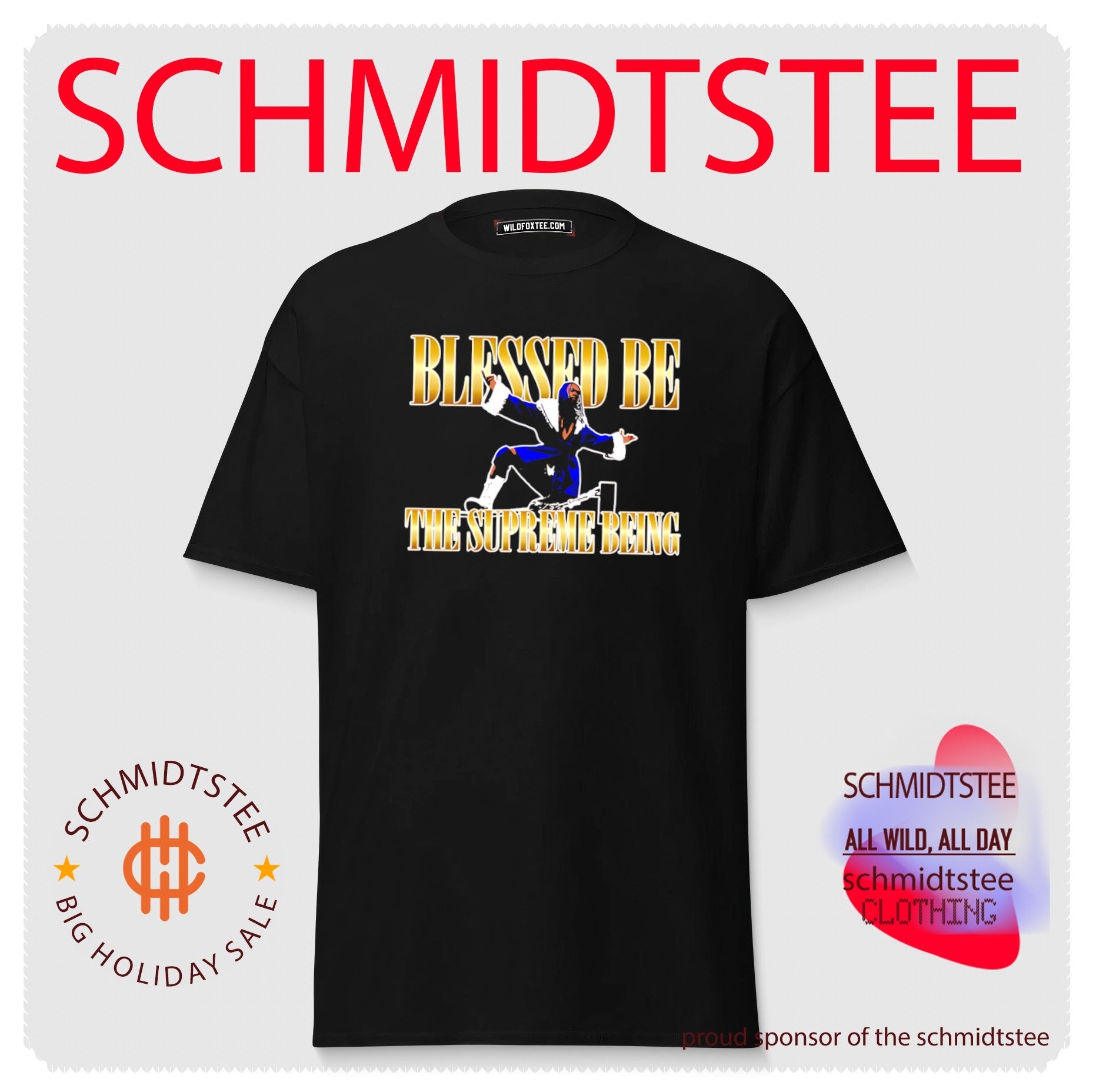 Blessed be te supreme being illustration shirt