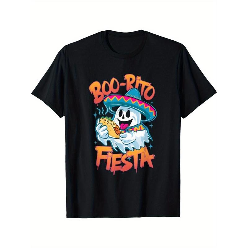 Blitto Carnival Cute Mexican ghosts wearing Blitto and sombrero T-shirts Made in USA Hoodie Sweatshirt | PrintMintTees.com