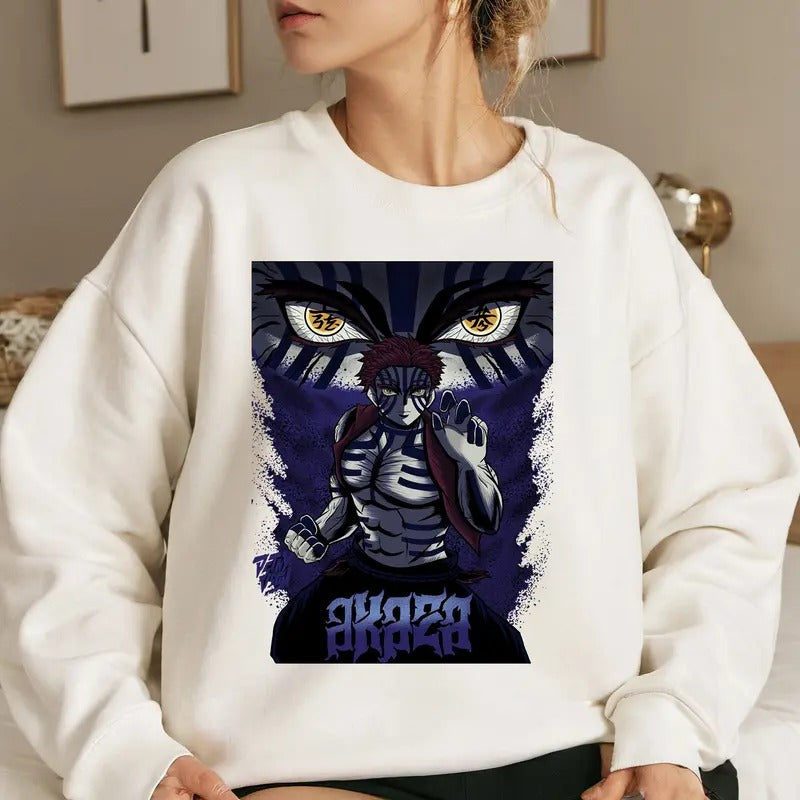 Blood Demon Upper Moon 3 DM Characters Shirt Crewneck Hoodie, Anime Otaku Shirt Comfort Cotton Sweatshirt | PrintMintTees.com