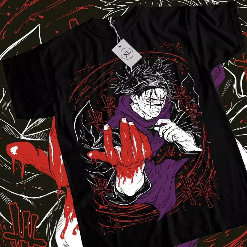 Bloody Choso Shirt, Jujutsu Kaisen Shirt, Anime Shirt, Top Menswear Hoodie Sweatshirt | PrintMintTees.com