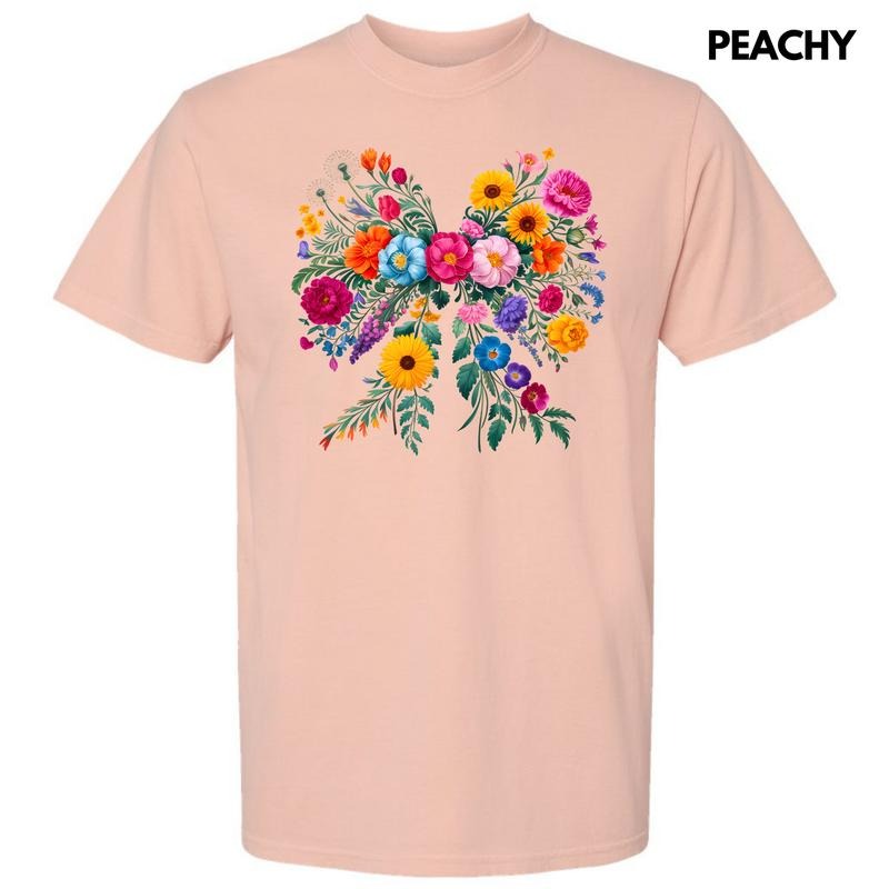 Blooming Big Bow Comfort Colors T-Shirt 'NLB' Hoodie Sweatshirt | PrintMintTees.com