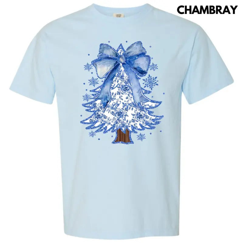 Blue Chinoiserie Tree Comfort Colors 'NLB' T-Shirts, Hoodie, Sweatshirt