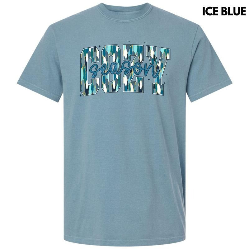 Blue Cozy Season Comfort Colors T-Shirt 'NLB' Hoodie Sweatshirt | PrintMintTees.com