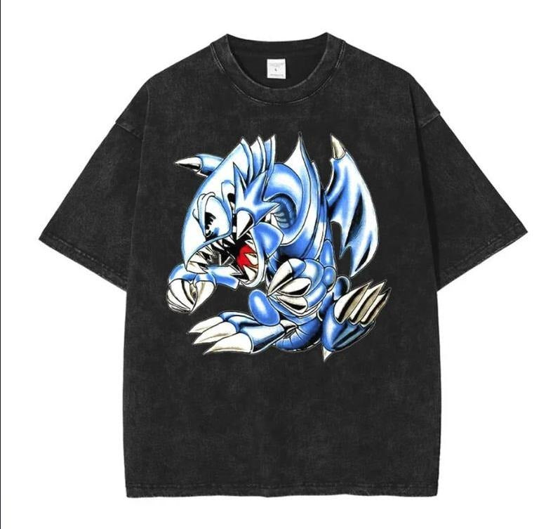 Blue Eyes Toon Dragon Vintage T-Shirt - Men T-Shirt Gift For Him Menswear Top Underwear Tshirt Hoodie Sweatshirt