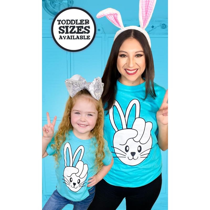 Blue Peace Bunny T-Shirtstyle{n002}2 Shirt Hoodie Sweatshirt | PrintMintTees.com