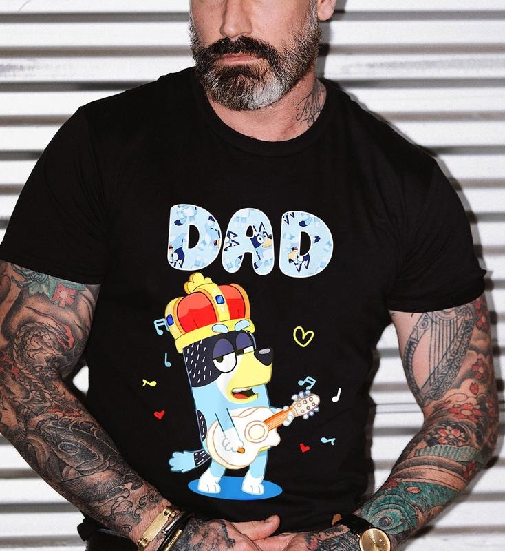 Bluey Bandit Dad T-Shirt, Bluey Bandit T-Shirt, Bluey Bandit Sweatshirt, Bandit Bingo Bluey T-Shirt, Gift For Dad,...