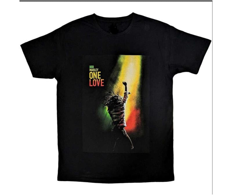 Bob Marley T-Shirt - One Love Movie - Black t-shirt Hoodie, Sweatshirt | PrintMintTees.com