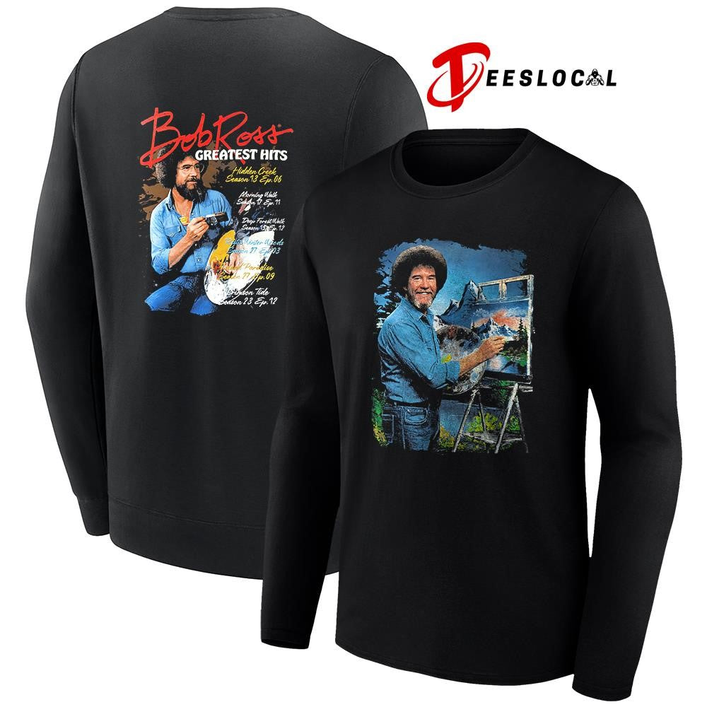 Bob Ross greatest hits hidden creek season vintage shirt