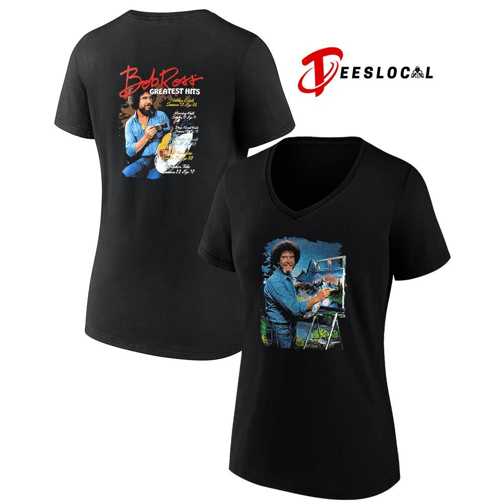 Bob Ross greatest hits hidden creek season vintage shirt