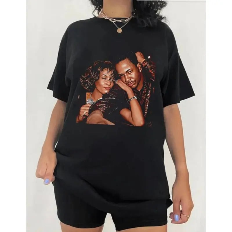 Bobby & Whitney t-shirt, Whitney Houston Shirt, Music Shirt , Tour 2024 Shirt Top Womenswear Hoodie Sweatshirt