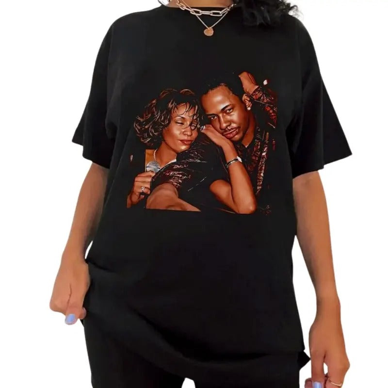 Bobby & Whitney t-shirt, Whitney Houston Shirt, Music Shirt , Tour 2024 Shirt Hoodie Sweatshirt | PrintMintTees.com