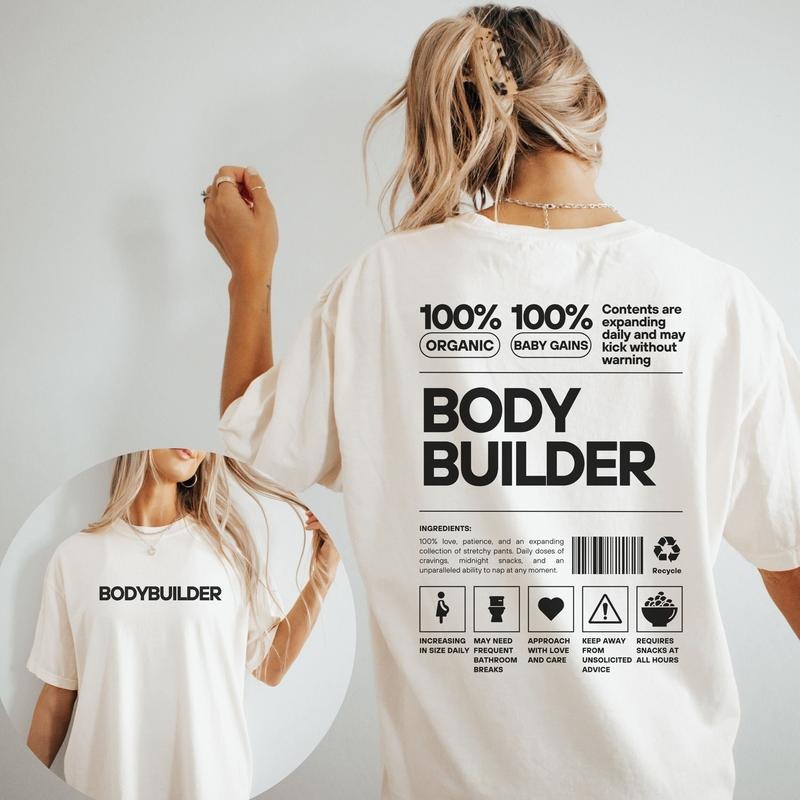 Bodybuilder Pregnancy Announcement Shirt Fitness Workout Reveal Weightlifting Baby Announcement Gym Buddy Maternity T-Shirts, Hoodie, Sweatshirt