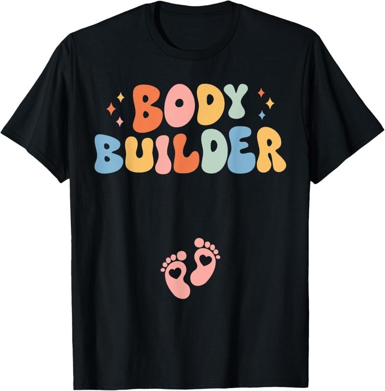 Bodybuilder Pregnancy Announcement Workout Pregnant Women T-Shirt Hoodie, Sweatshirt | PrintMintTees.com