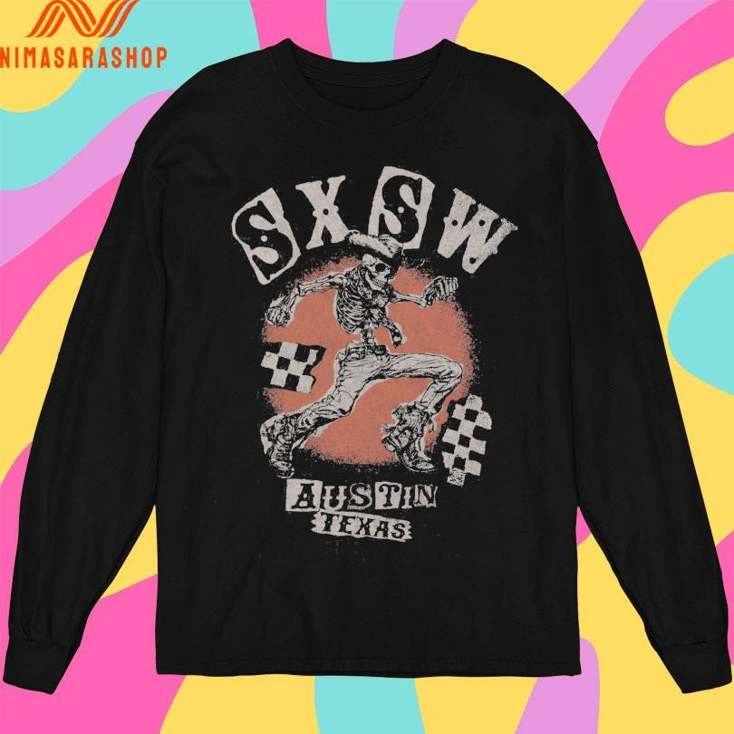 Bones Sxsw Austin Texas Skeleton Shirts