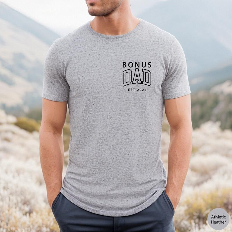 Bonus Dad Shirt, Fathers Day Gift For Stepdad, Bonus Dad Tshirt, Bonus Father Gift, Stepdad Fathers Day Gift, Unisex...