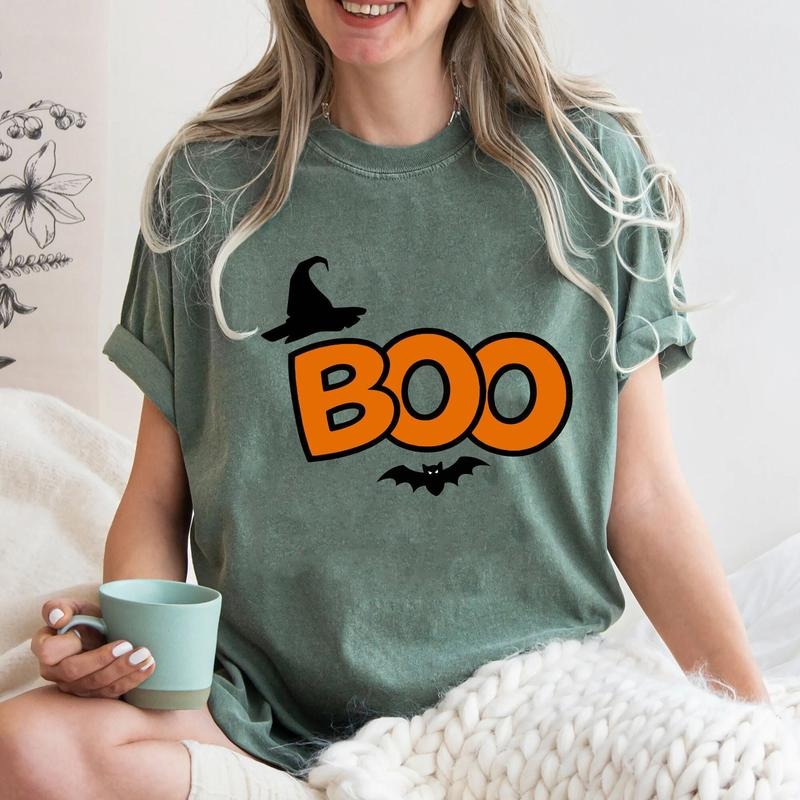 Boo Shirt Halloween Boo Shirt Cute Boo Shirt Boo Pumpkin Shirt Halloween Boo Pumpkin Shirt Happy Halloween Halloween Gift...