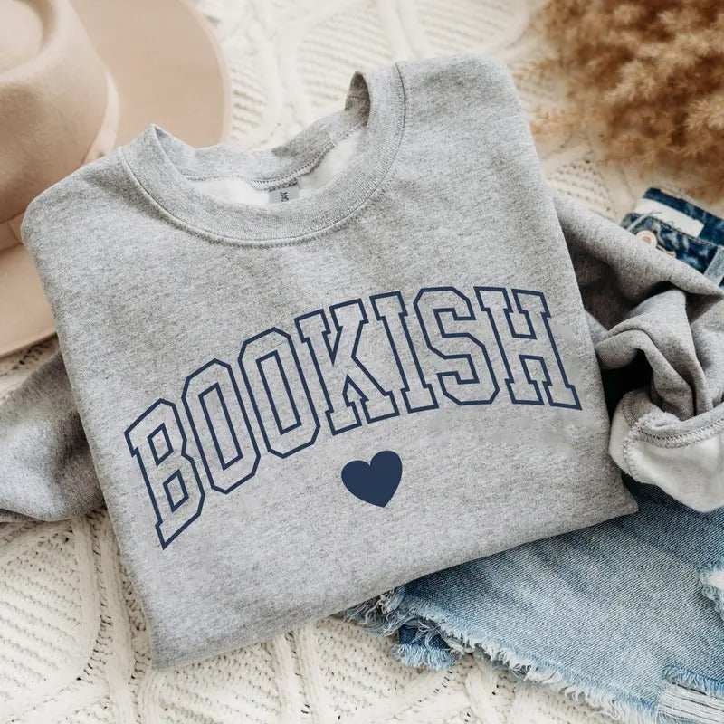 Bookish Sweatshirt, Vintage Bookish Bookworm Sweatshirt, Bookish Sweater, Book Club sweatshirt, Book Gift Shirt, Book...