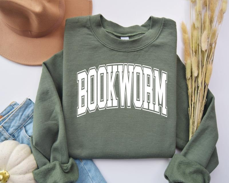 Bookworm Sweatshirt, Bookish Hoodie, Book Club Sweatshirt, Reading Sweatshirtm Bookworm Sweater, Book Sweatshirt, Book...