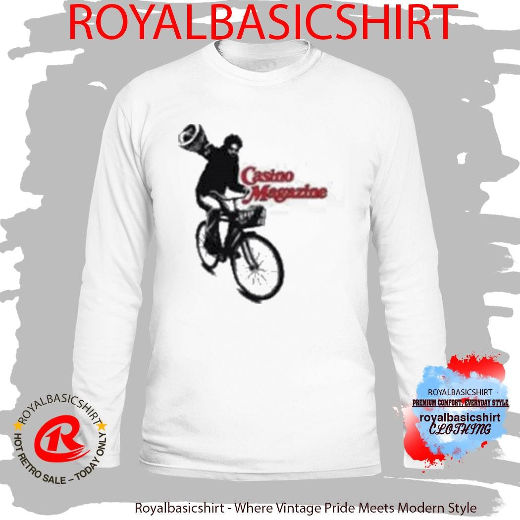 Booman Ca$Ino Magazine Bicycle Shirt
