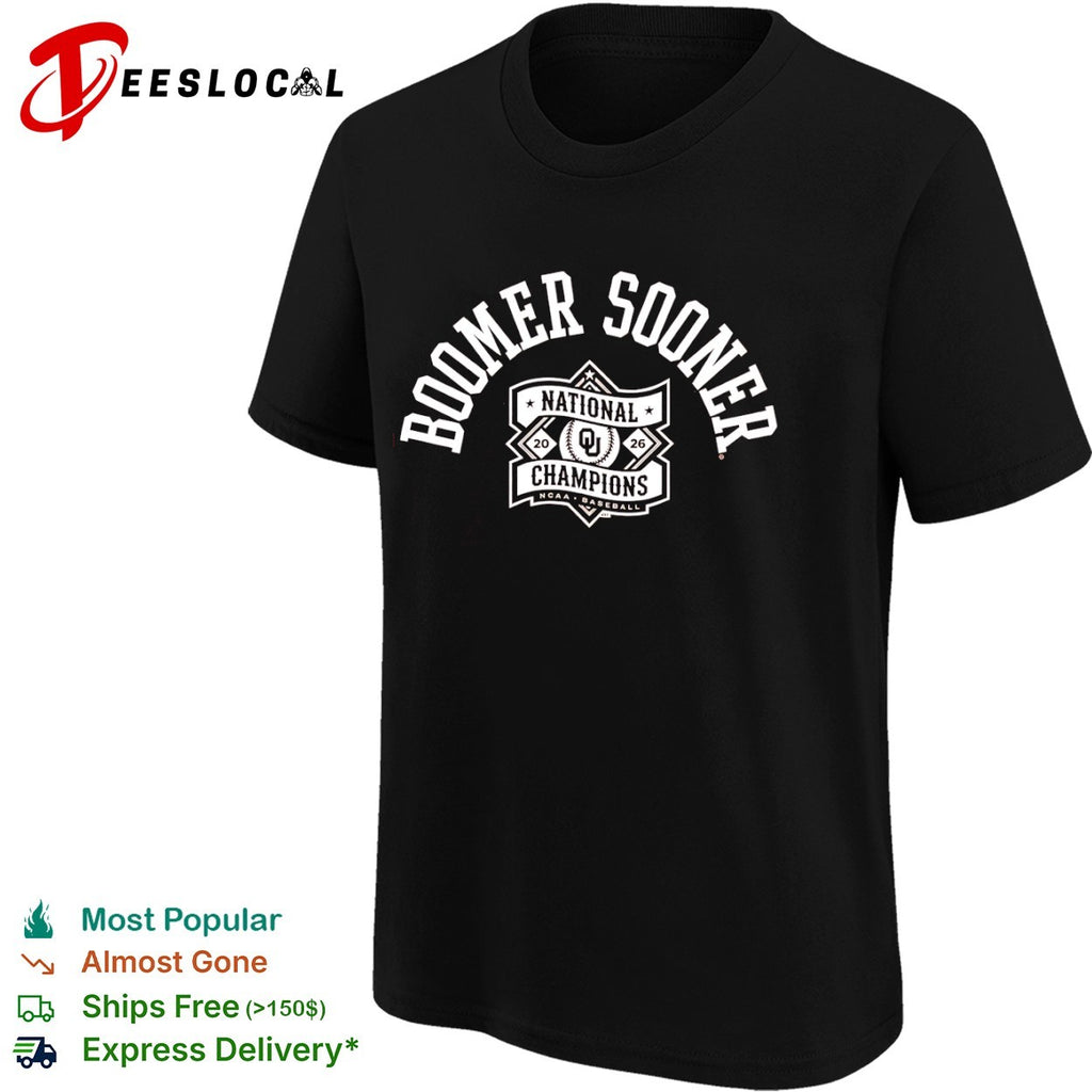 Boomer Oklahoma Sooner National Champions 2026 NCAA Baseball shirt