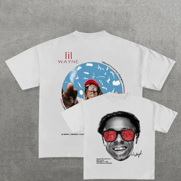 Bootleg L.Wayne T-Shirt, Wayne Graphic Tee, Music Rap Tee, Hip Hop, R&B, Y2k, Unisex T-Shirt, Gift For Men Women Menswear...