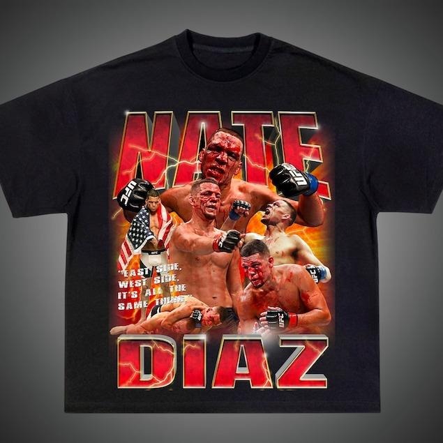 Bootleg, nate diaz shirt Unisex Sweatshirt Hoodie | PrintMintTees.com
