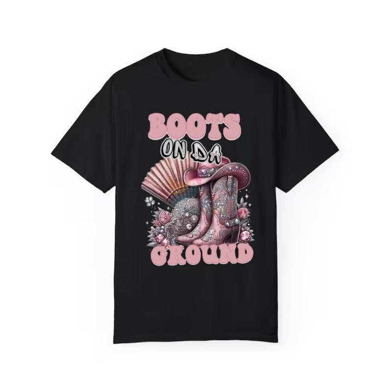 Boots Da Ground Western Cowgirl Shirt T-Shirts, Hoodie, Sweatshirt