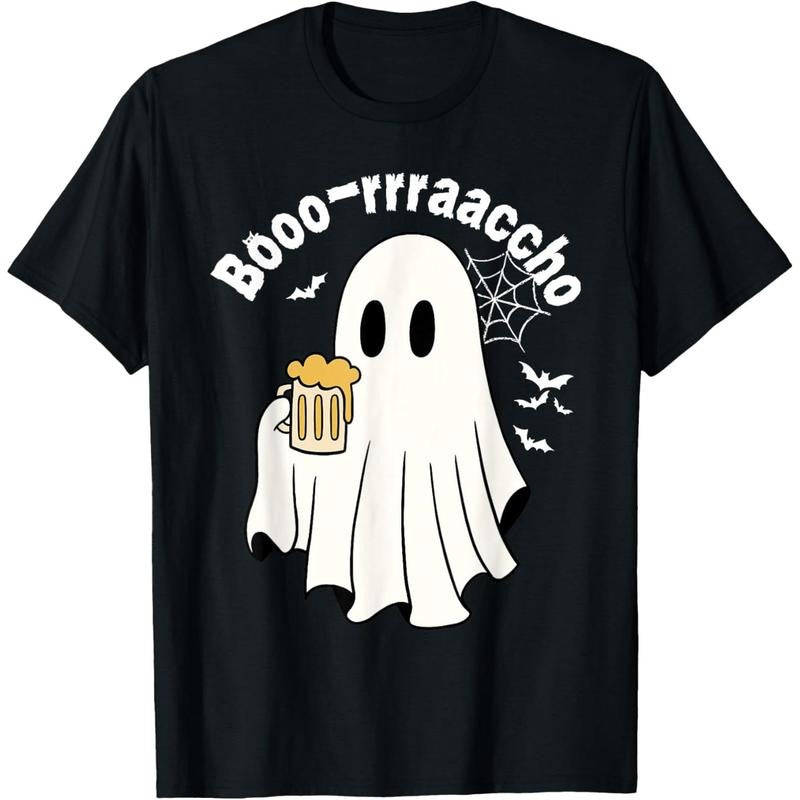 Borracho Halloween Drink Beer Mexican Drunk Ghost Spanish T-Shirt made in us Hoodie Sweatshirt | PrintMintTees.com