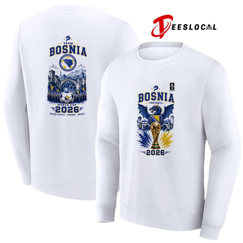 Bosnia and Herzegovina World Cup trophy graphic shirt
