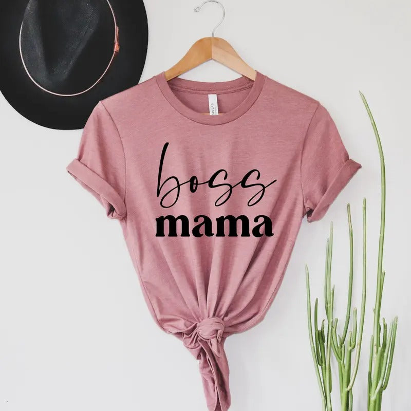 Boss Mama Shirt Mom Life Shirt Mothers Day Shirt Mom Shirt Mama Shirt TK62GN Hoodie Sweatshirt | PrintMintTees.com