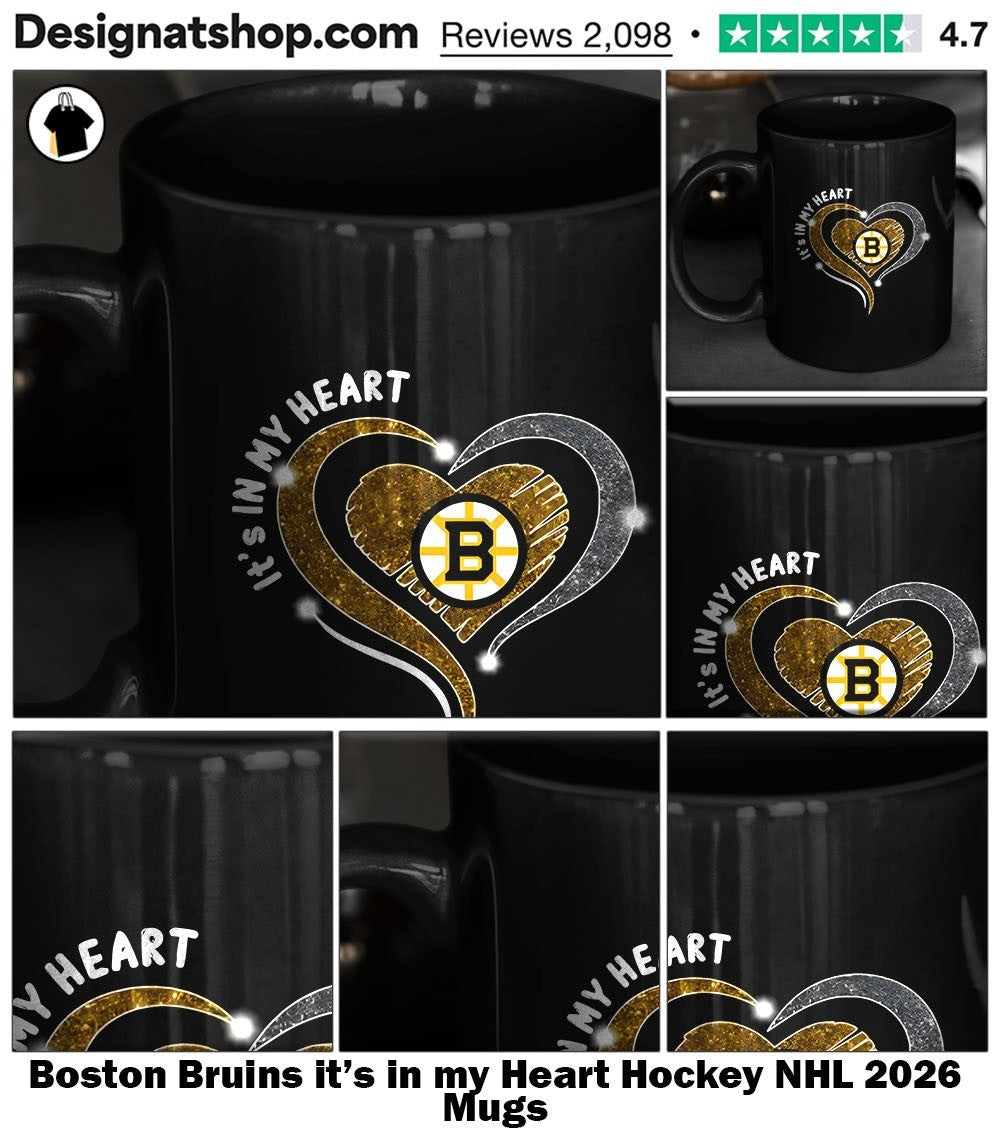 Boston Bruins it’s in my Heart Hockey NHL 2026 shirt