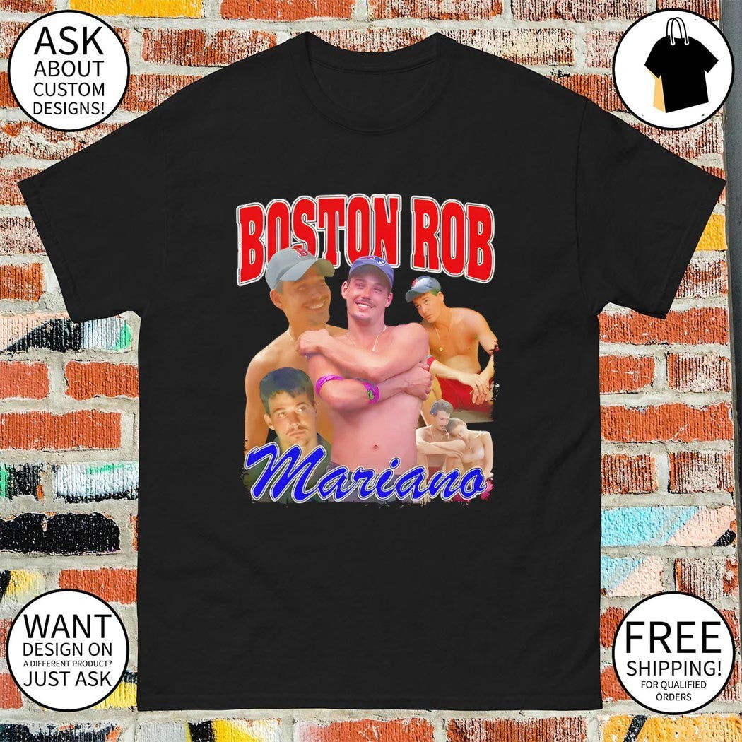 Boston Rob Survivor Mariano graphic shirt