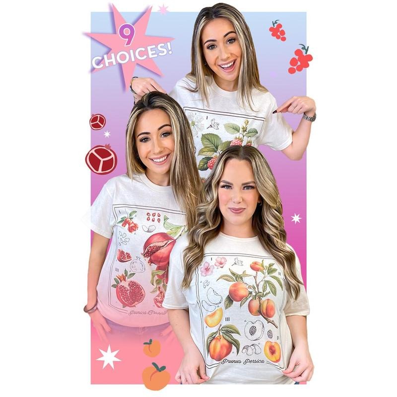 Botanical Fruit Graphic T-Shirt Tik Tok Hoodie Sweatshirt | PrintMintTees.com