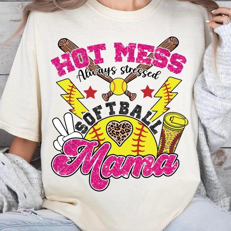 Boujee Softball Mama tshirt, Stylish Sports sweatshirt, Softball Mom T-Shirt, tshirt hot trend Hoodie | PrintMintTees.com