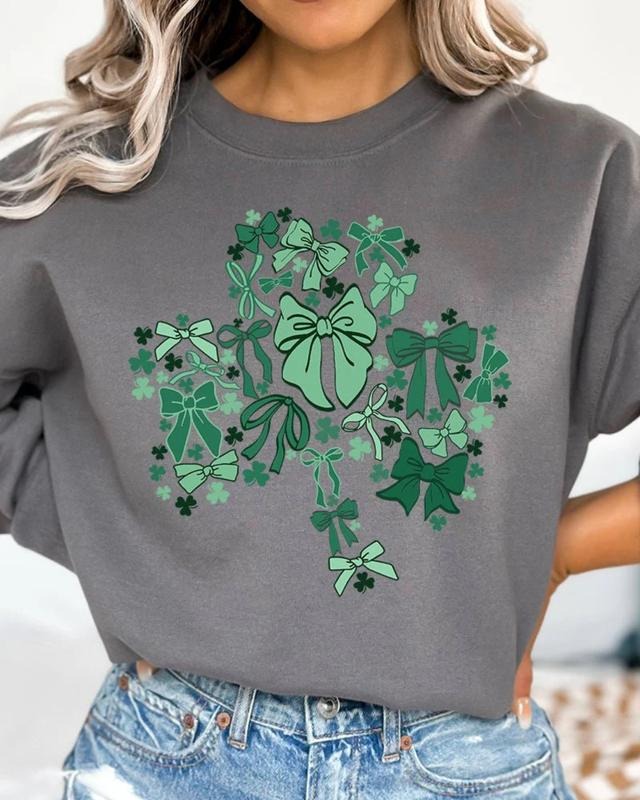 Bowleaf Clover Unisex NuBlend Crew Sweatshirt Shirt Hoodie | PrintMintTees.com