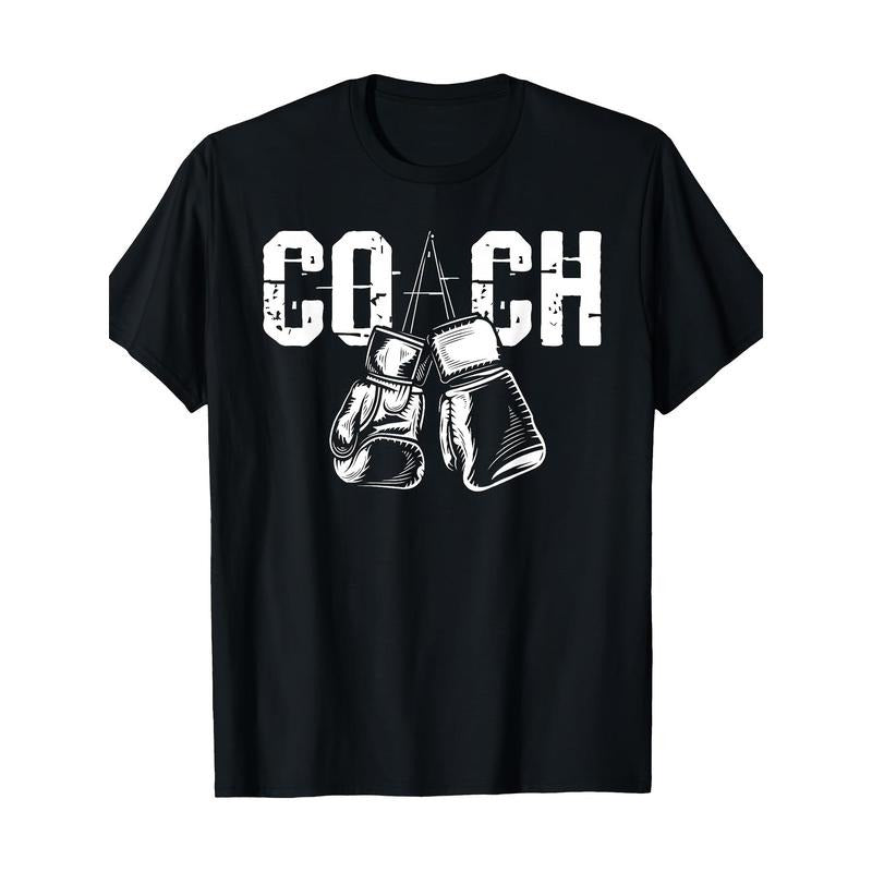 Boxing Coach - Kickboxing Kickboxer Gym Boxer 220g 100% Cotton T-Shirt made in usa Hoodie Sweatshirt | PrintMintTees.com