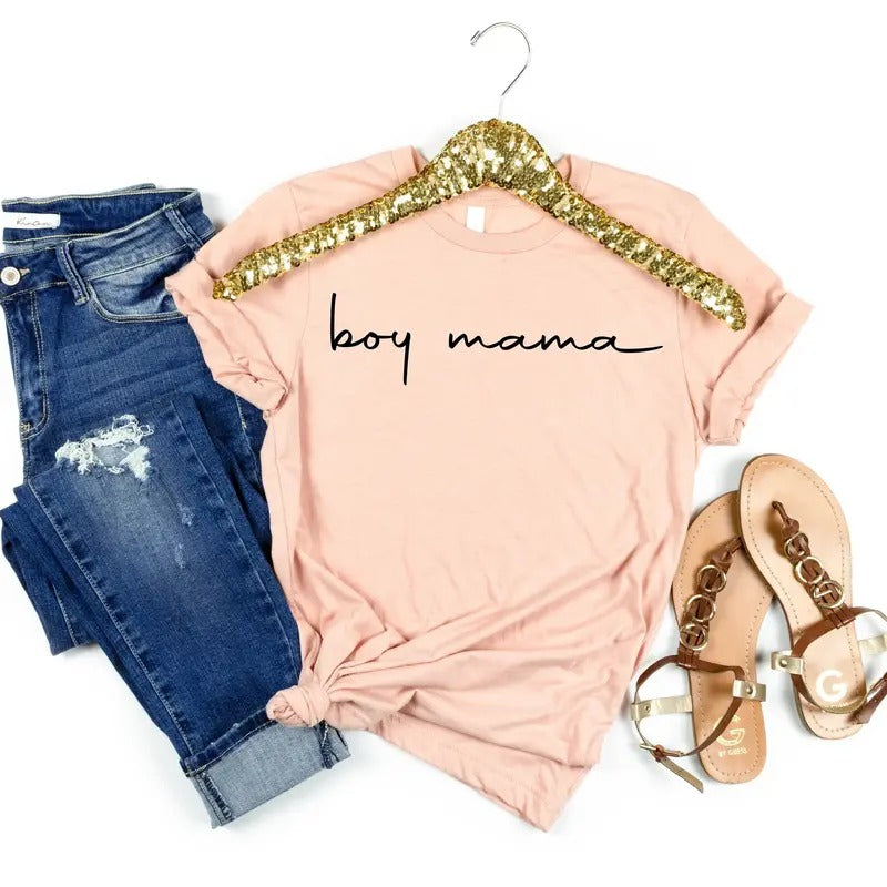 Boy Mama Shirt Mother's Day Shirt Mother's Day Gift Funny Mama Shirt Mom Of Boys Gift For Mom Mom Life Shirt Strong...