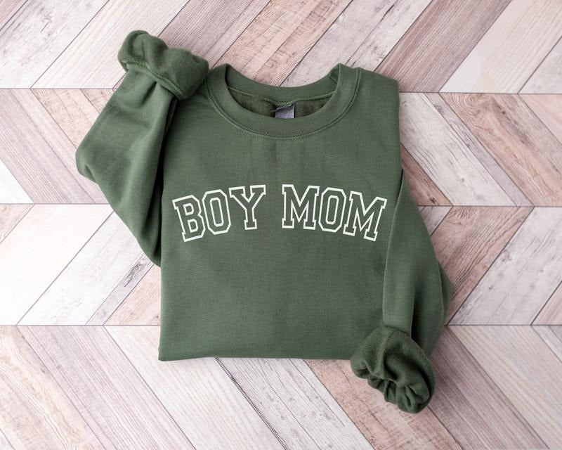 Boy Mom Sweatshirt, Mom Of Boys, Mom Life Sweatshirt, Mother's Day Sweatshirt, Funny Mother's Day Gift, Cute Mom...