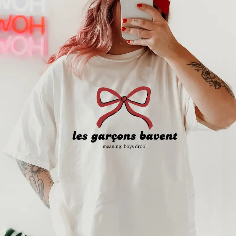 Boys Drool Bow Shirt ~ Unisex Apparel Relaxed Fit Printed In The USA Clothing Womenswear Casual Comfort Cotton Top...