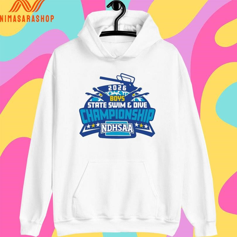 Boys State Swim And Dive Championship NDHSAA 2026 Shirts